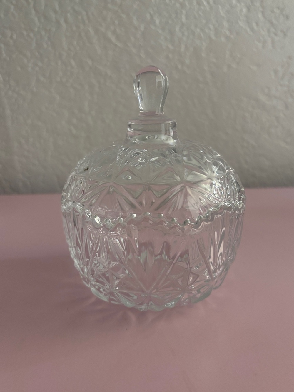 Glass Dish - 5.3" Tall